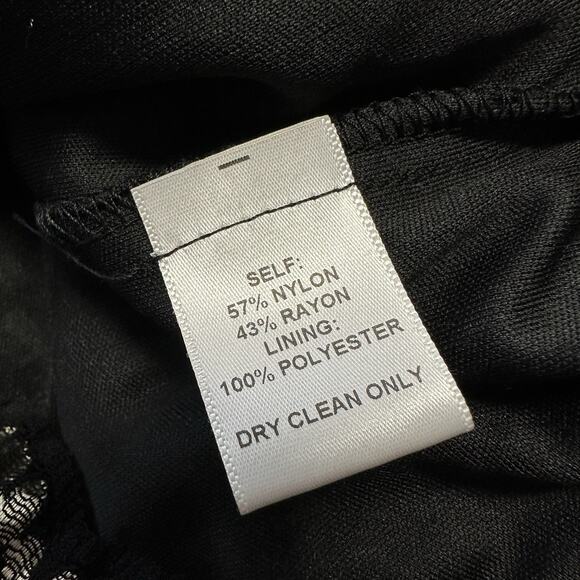 Kiyonna Black Gold Floral Lace Lined Sheath Dress Party Cocktail Plus Size 1X‎ - Picture 9 of 10